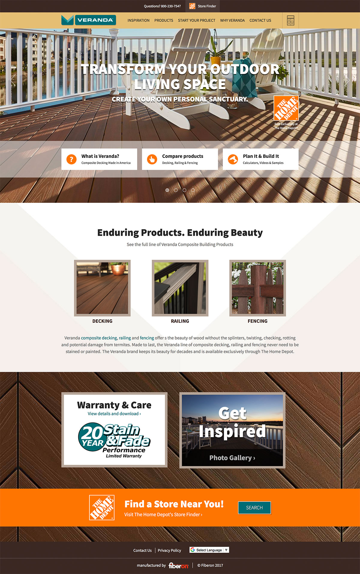 Veranda Deck Website Design Development