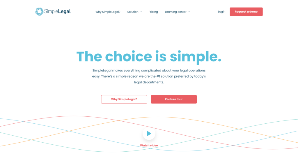 simplelegal website homepage